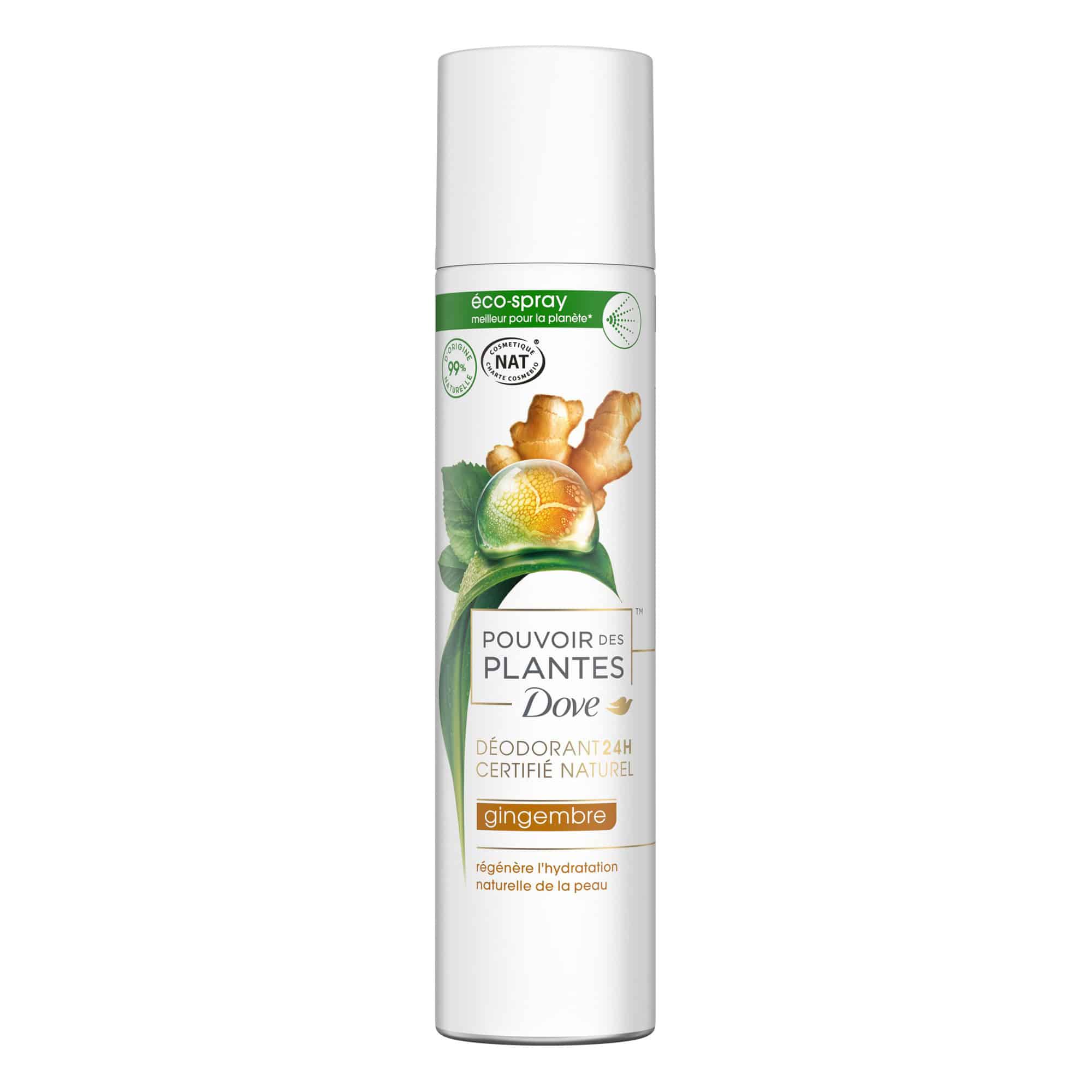 Dove Pouvoir Des Plantes - Déodorant Spray Gingembre