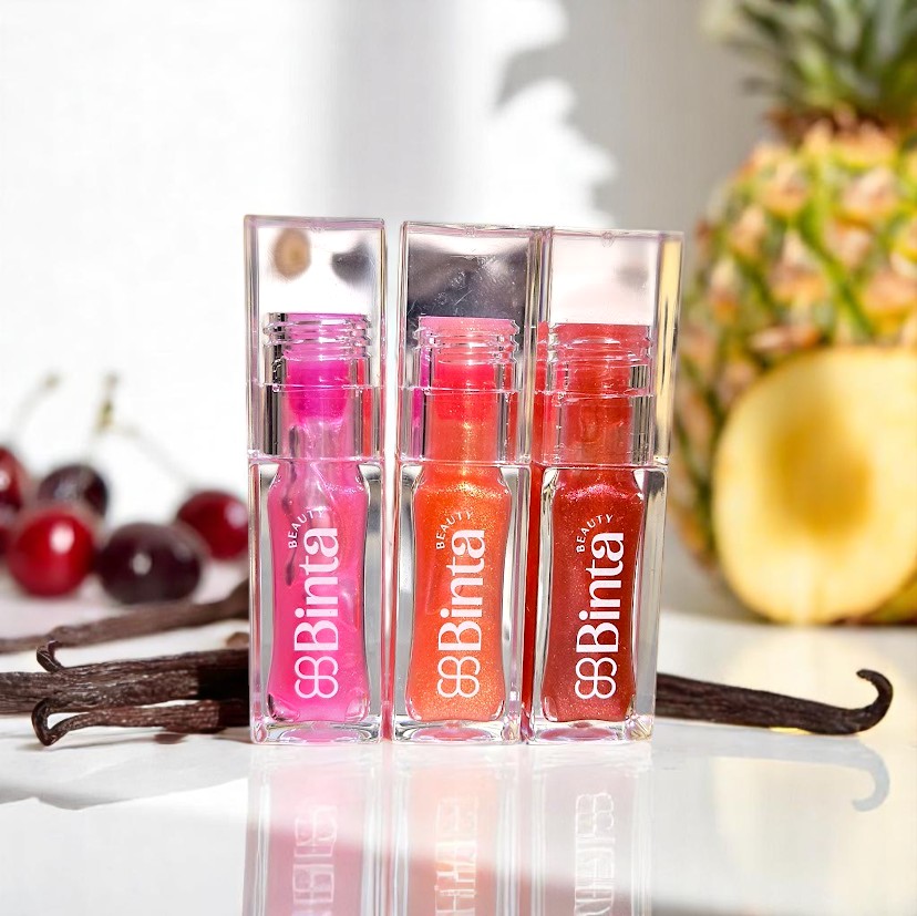 BintaBeauty Gloss Hydratant Lèvres Roses - Color changing