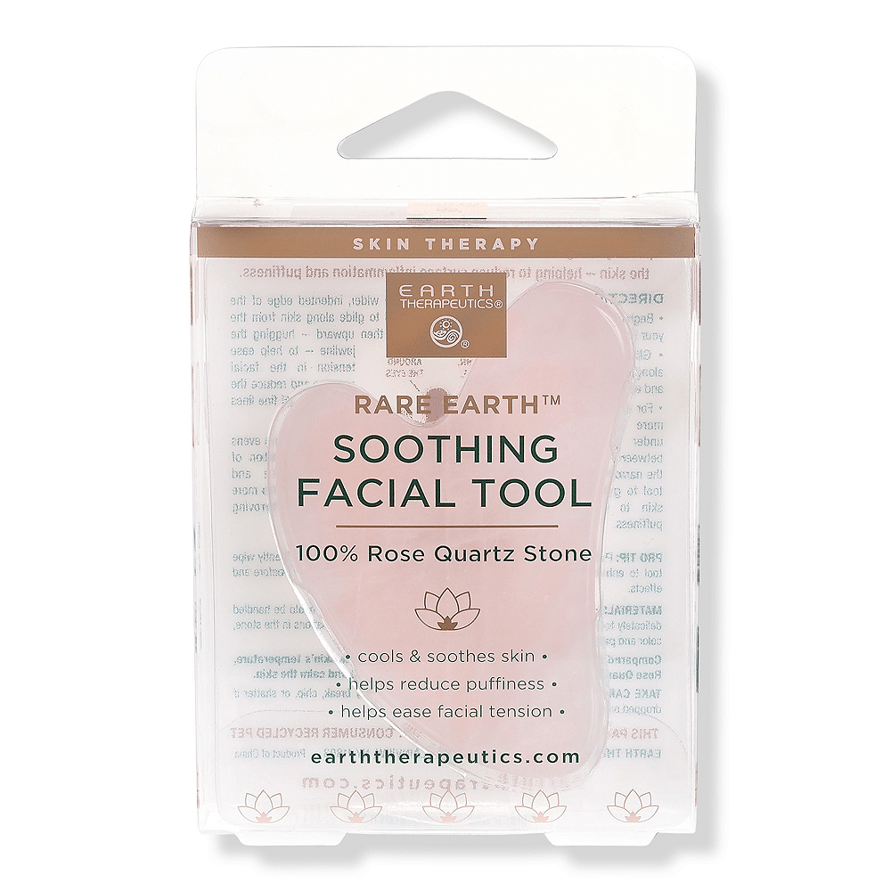 Earth Therapeutics Gua Sha Quartz Rose – Massage Visage | BintaBeauty