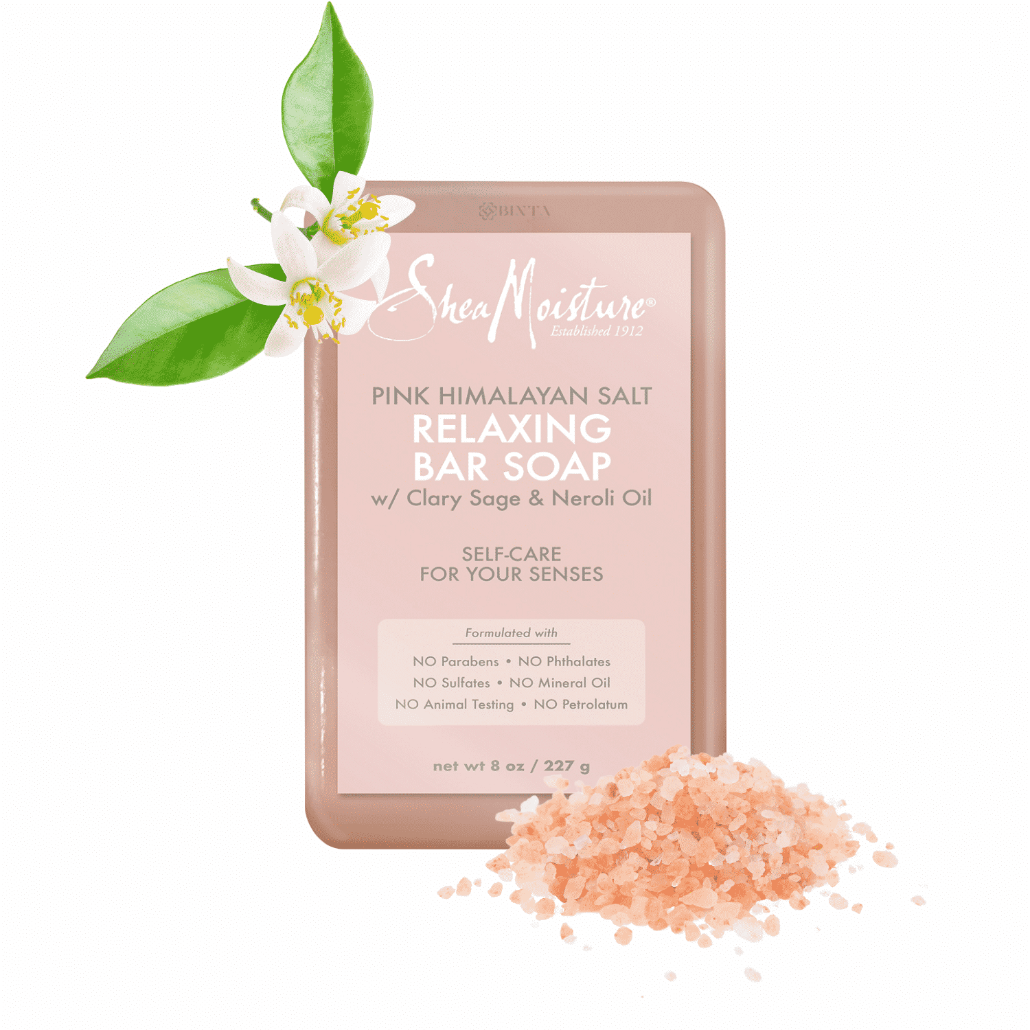 SheaMoisture Savon relaxant au sel rose de l'Himalaya