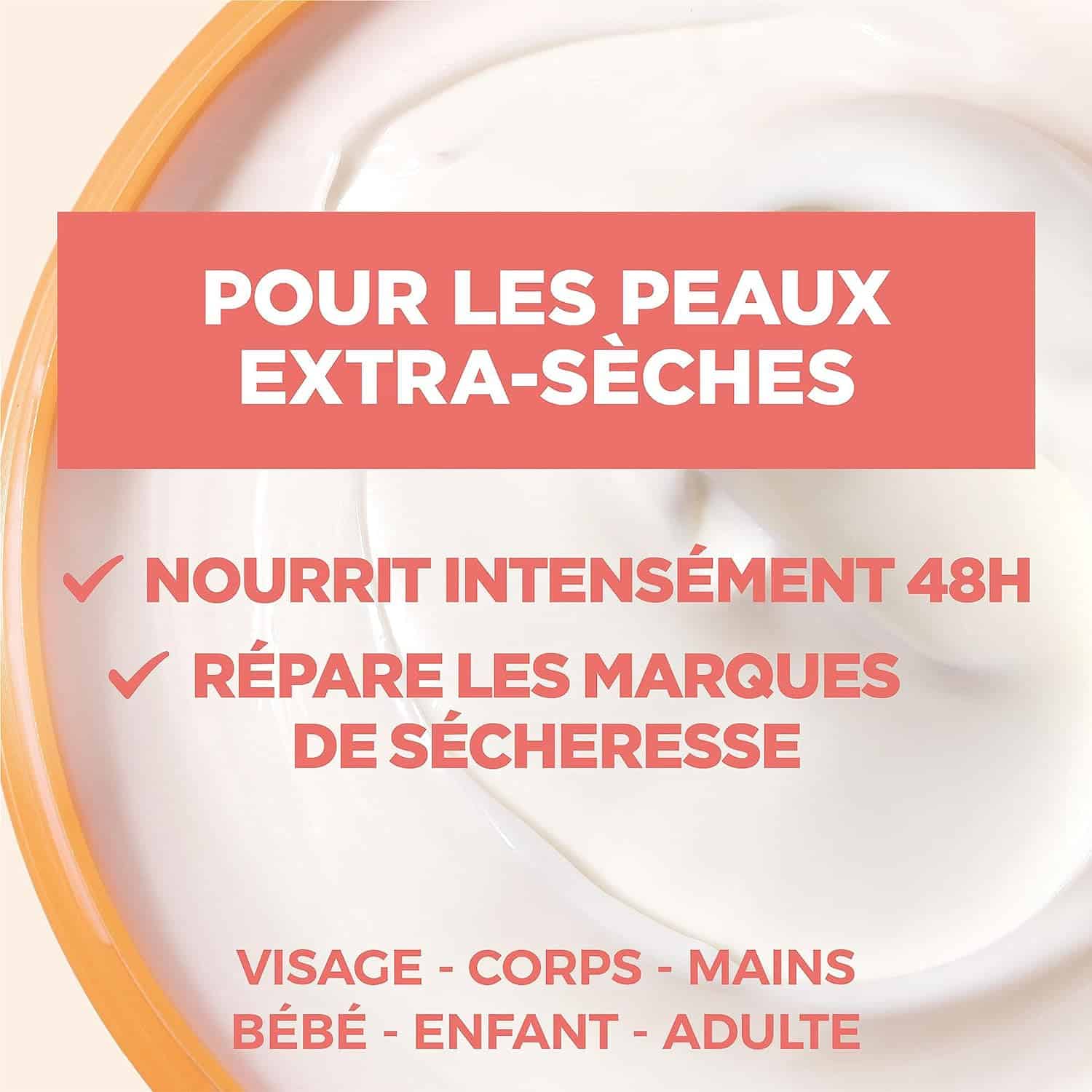 Mixa La Crème Pour Peaux Extra Sèches - Visage, Corps, Mains