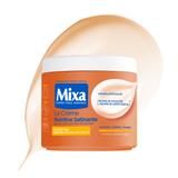 Mixa La Crème Pot Nutritive Satinante 400ml - BintaBeauty Senegal
