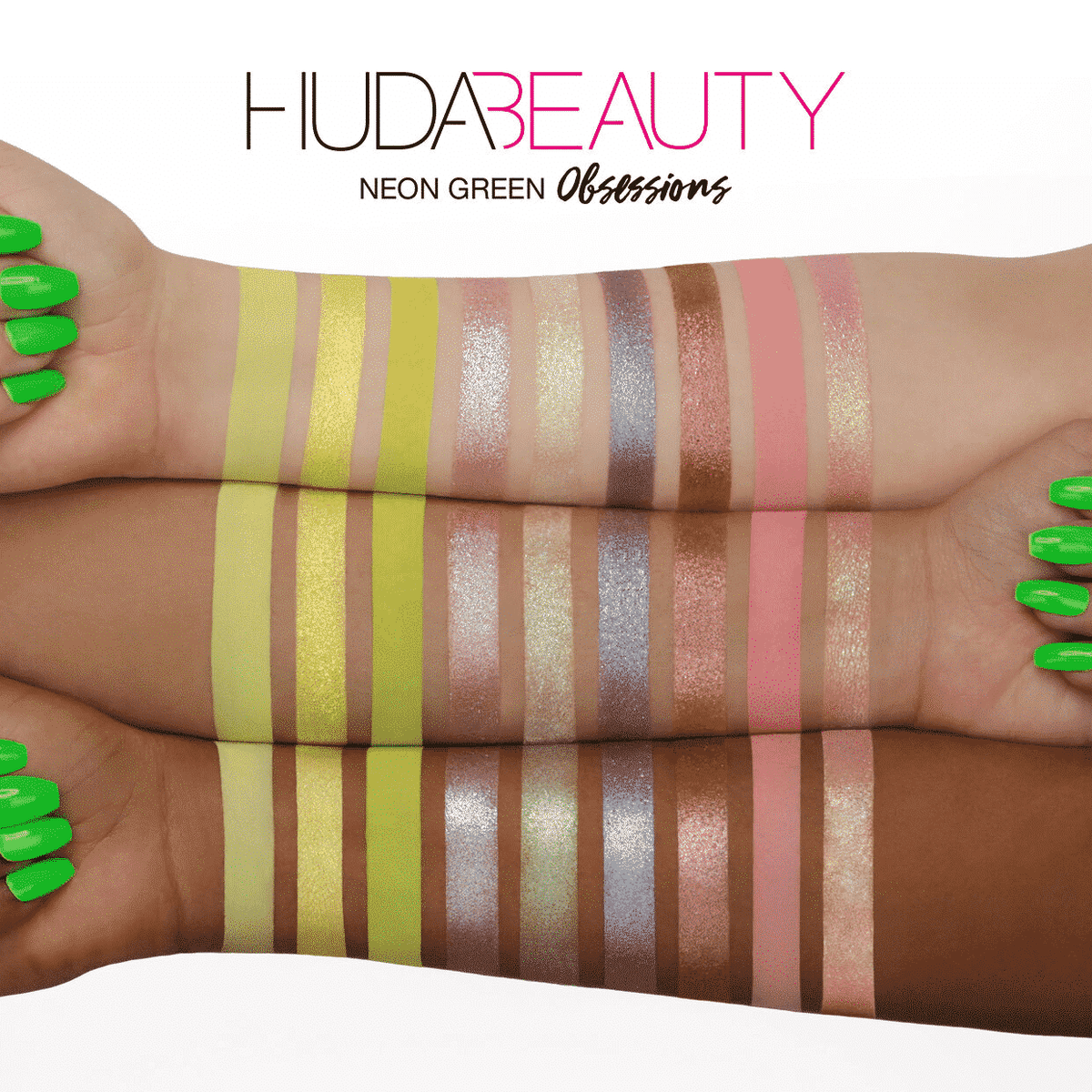 Neon Obsessions Palette Green - HUDA BEAUTY
