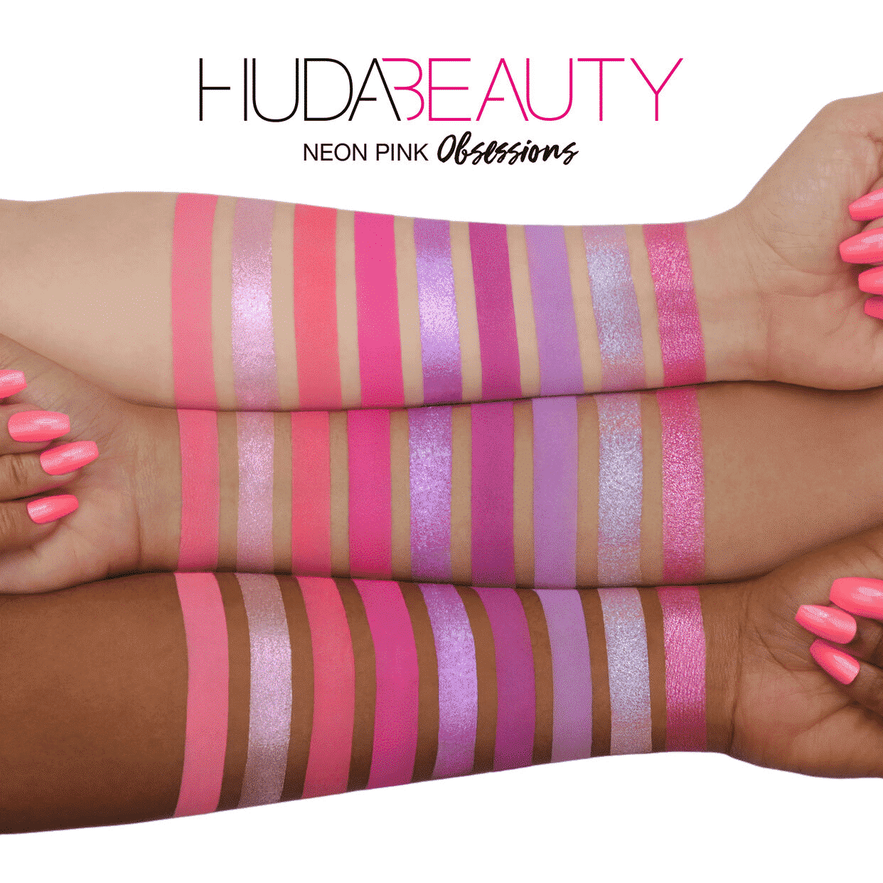 Neon Obsessions Palette Pink - HUDA BEAUTY