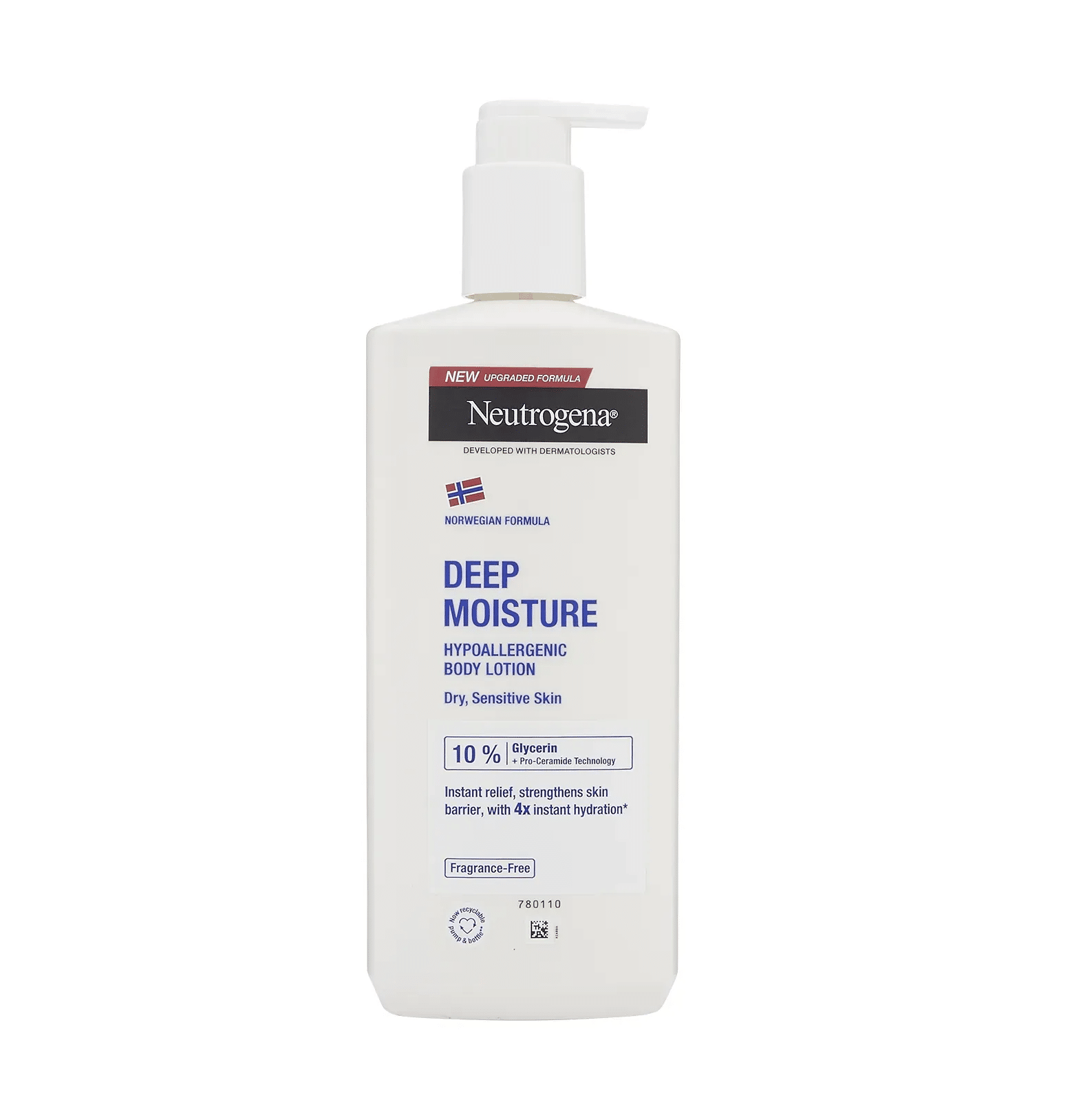 Neutrogena Lotion Hydratante Sans Parfum 400ml – Peaux Sensibles | BintaBeauty