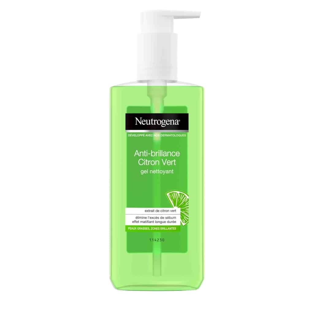 Neutrogena Anti-brillance Citron Vert : gel nettoyant