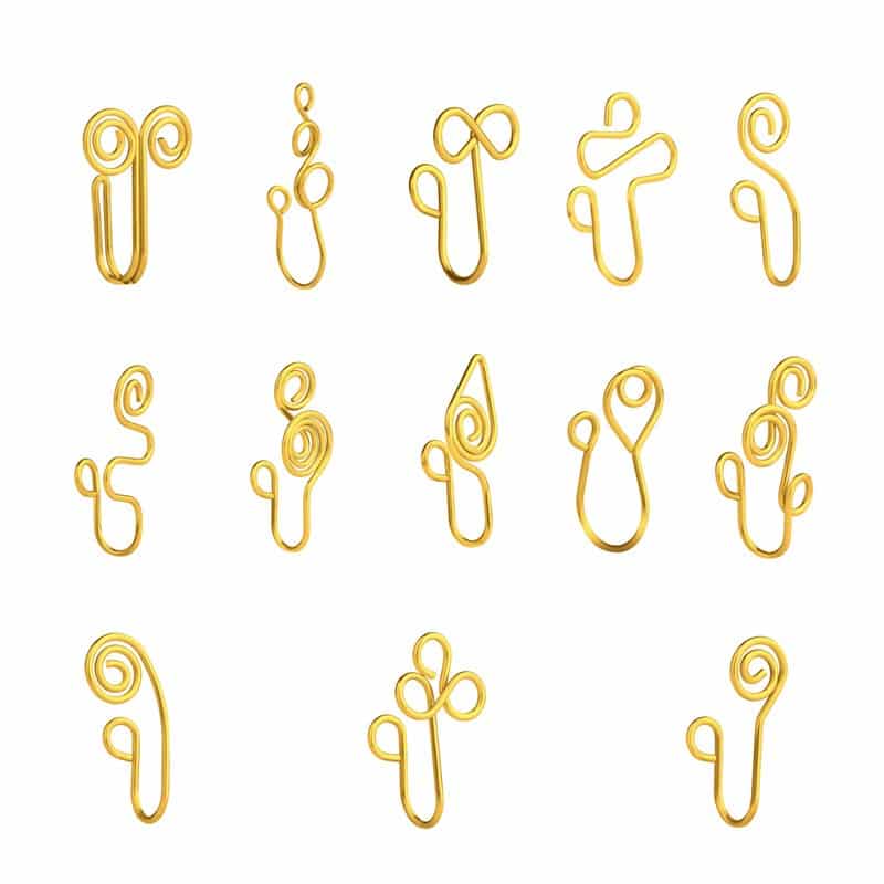 Faux Piercing de Nez Ajustable – Sans Perçage | BintaBeauty | BintaBeauty