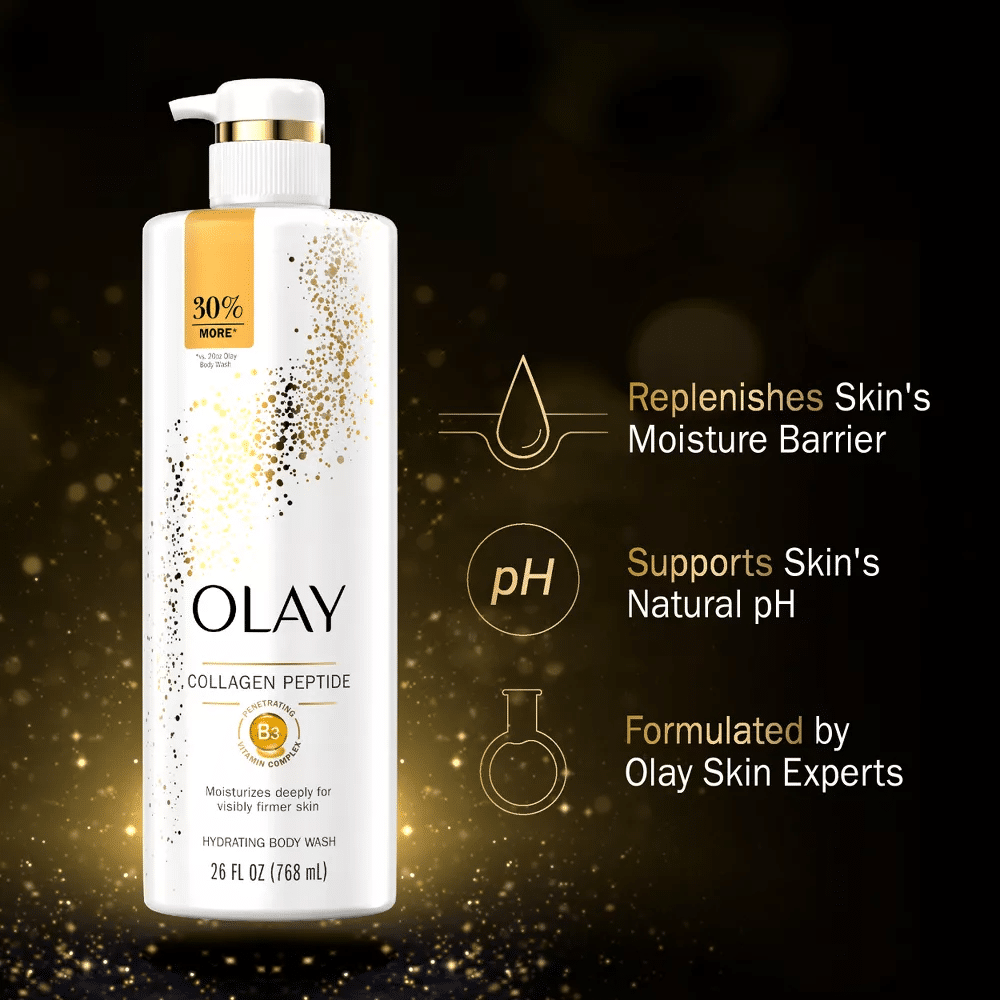 Olay Gel Douche Raffermissant collagène et vitamine B3 - 768ml