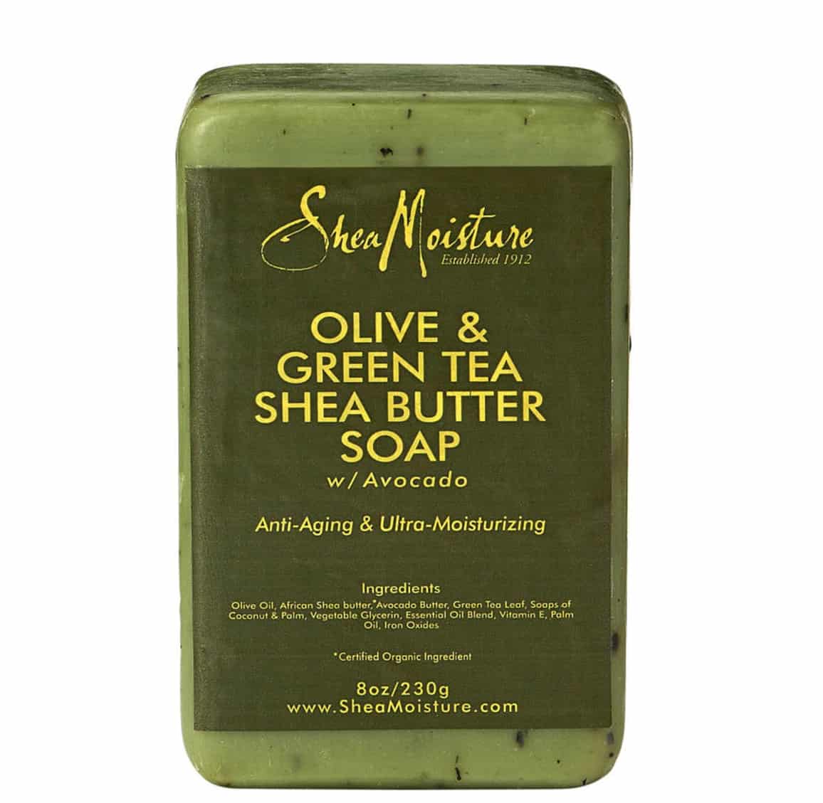 SheaMoisture Olive & Green Tea Shea Butter - Savon