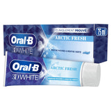 Oral-B 3D White Arctic Fresh Dentifrice Blanchissant 75ml - Fraîcheur Glaciale Longue Durée | BintaBeauty