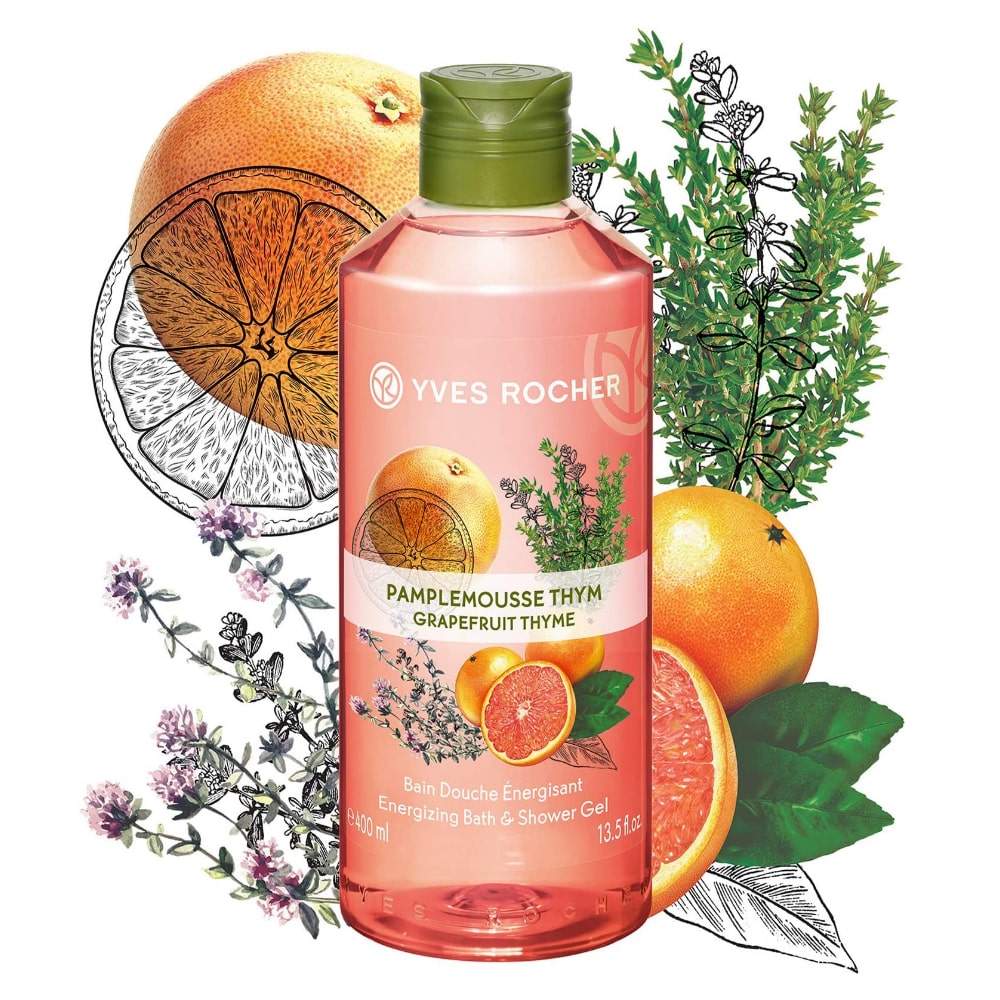 Yves Rocher Bain Douche Énergisant Pamplemousse Thym