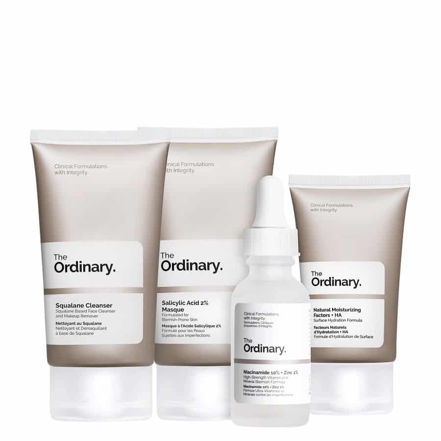 The Ordinary, Coffret Soin Visage Purifiant - 4 pcs
