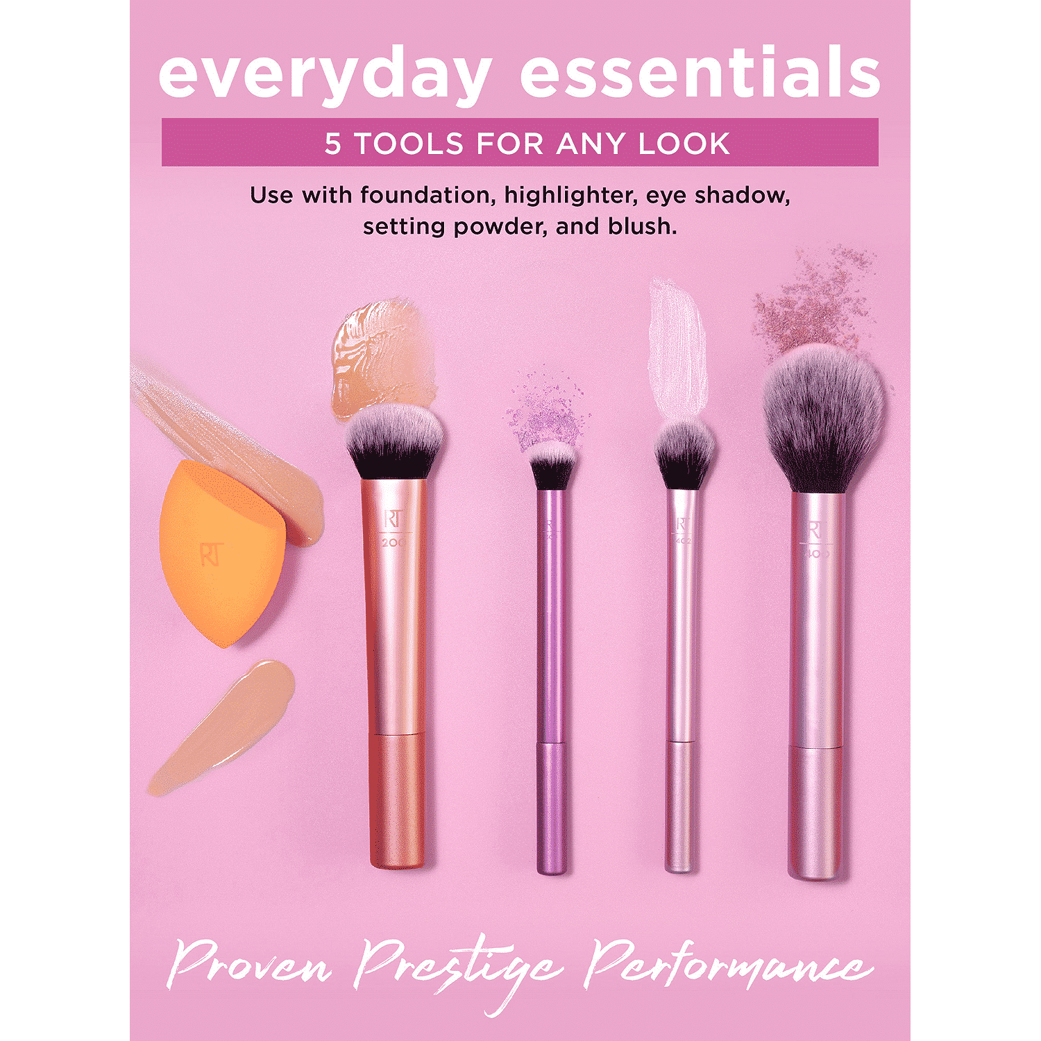 Real Techniques Everyday Essentials Kit - Set Pinceaux