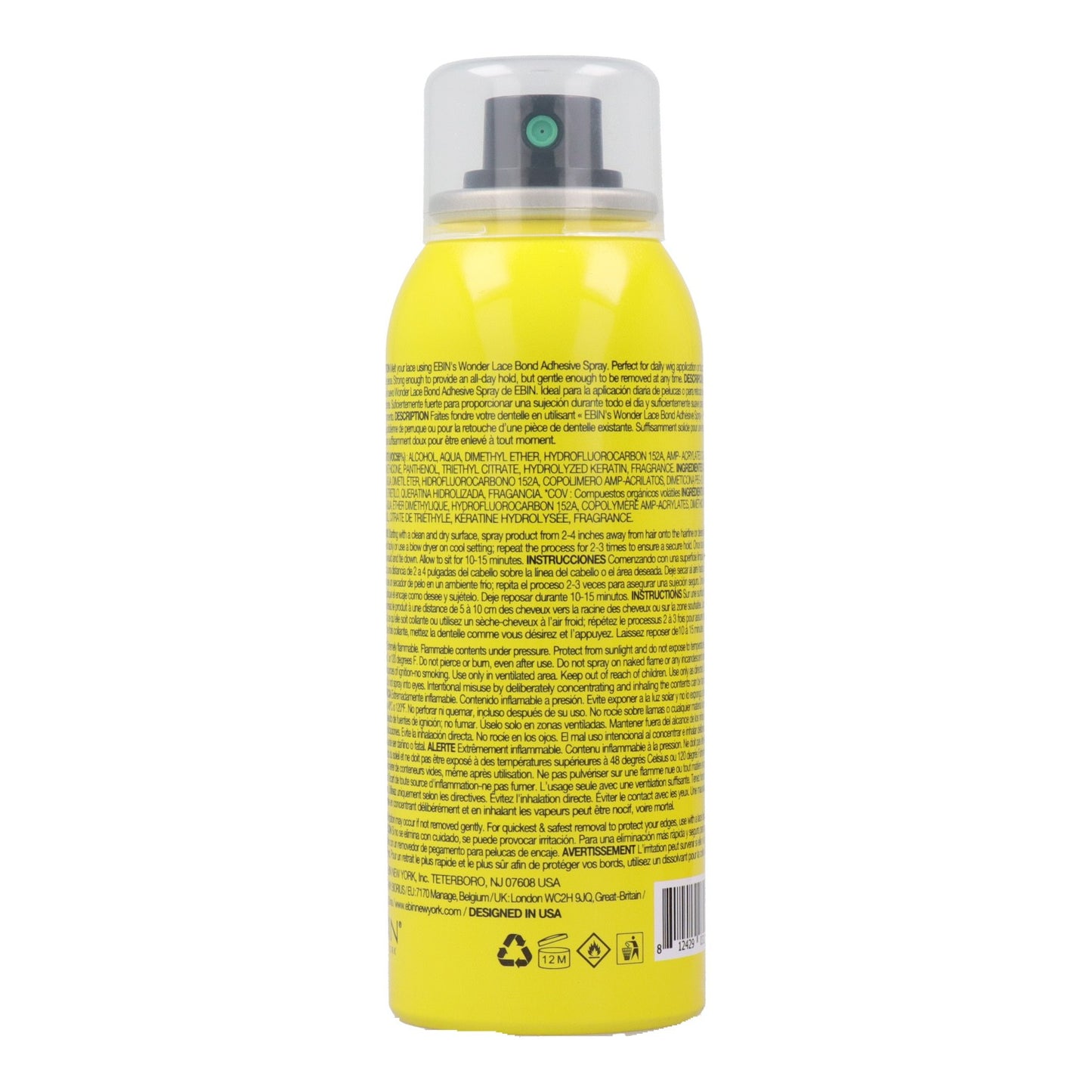 Ebin New York Wonder Bond Mega Adhesive Spray 80ml