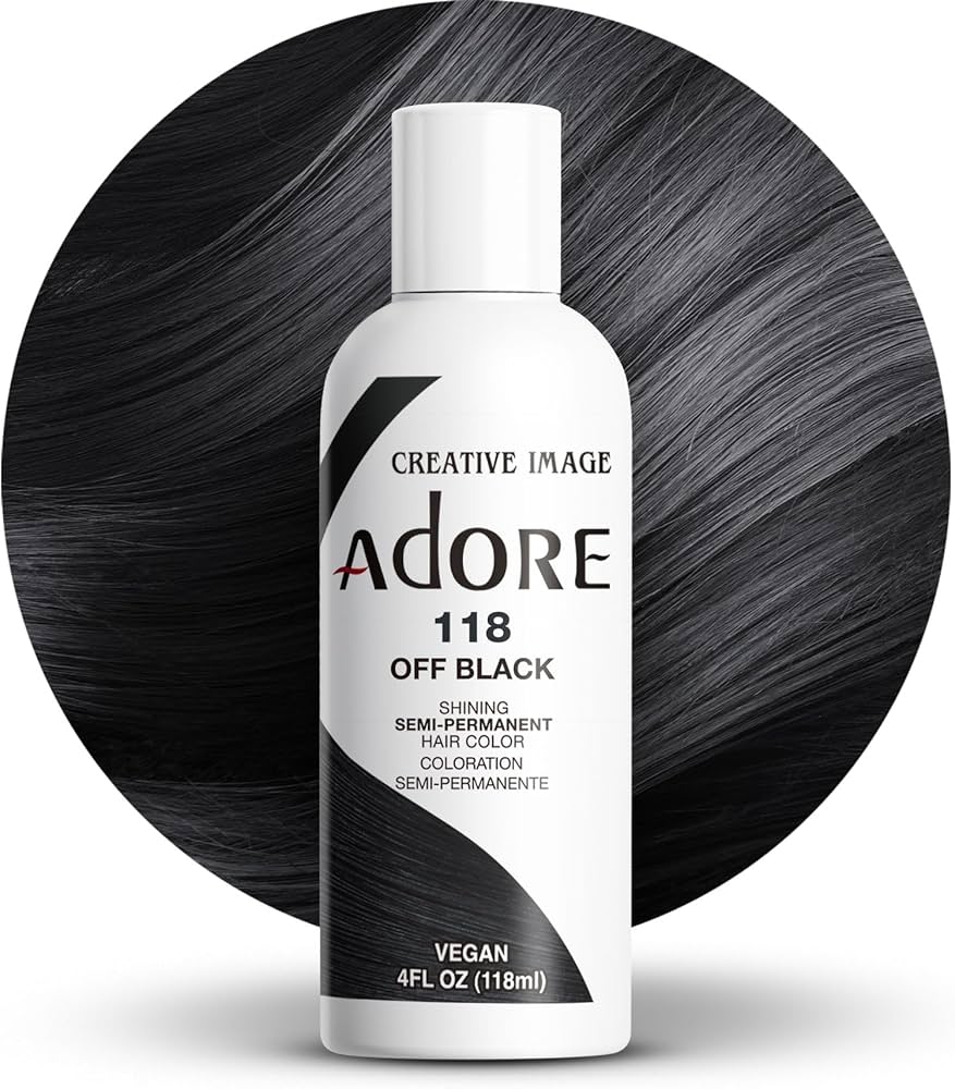 Adore Shining Coloration Cheveux Semi Permanent 118 Off Black