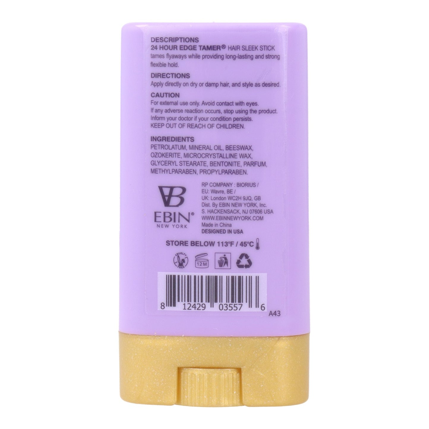 Ebin New York 24hr Edge Sleek Original Wax 15g
