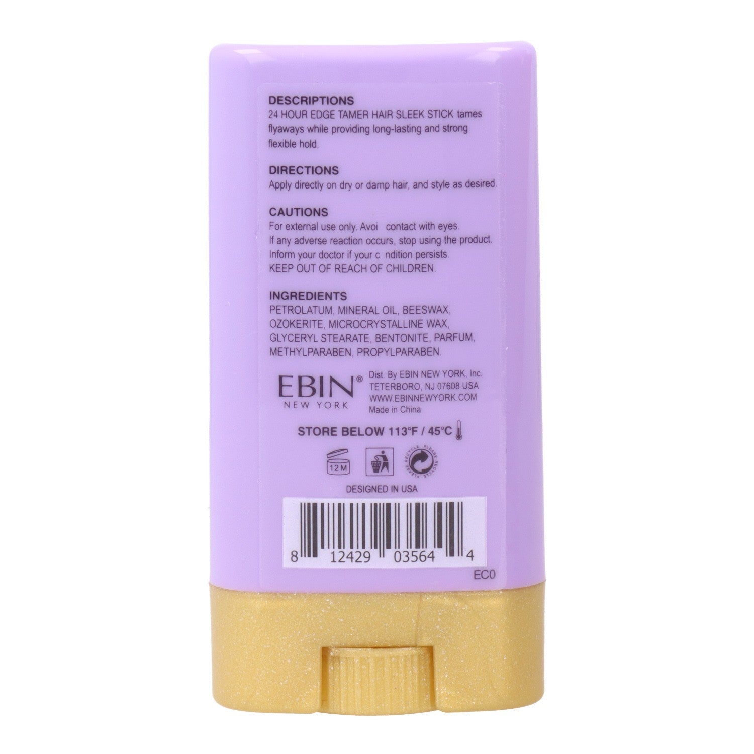 Ebin New York 24hr Edge Sleek Peaches Wax 15g