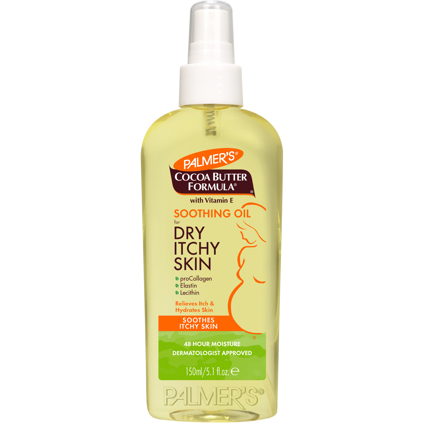 Palmer's Cocoa Butter Soothing Oil Huile Anti Démangeaisons & Anti-vergetures 150ml