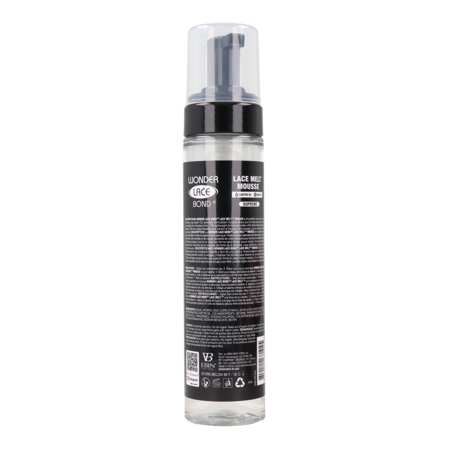 Ebin Wonder Lace Bond Lace Melt Mousse 100ml
