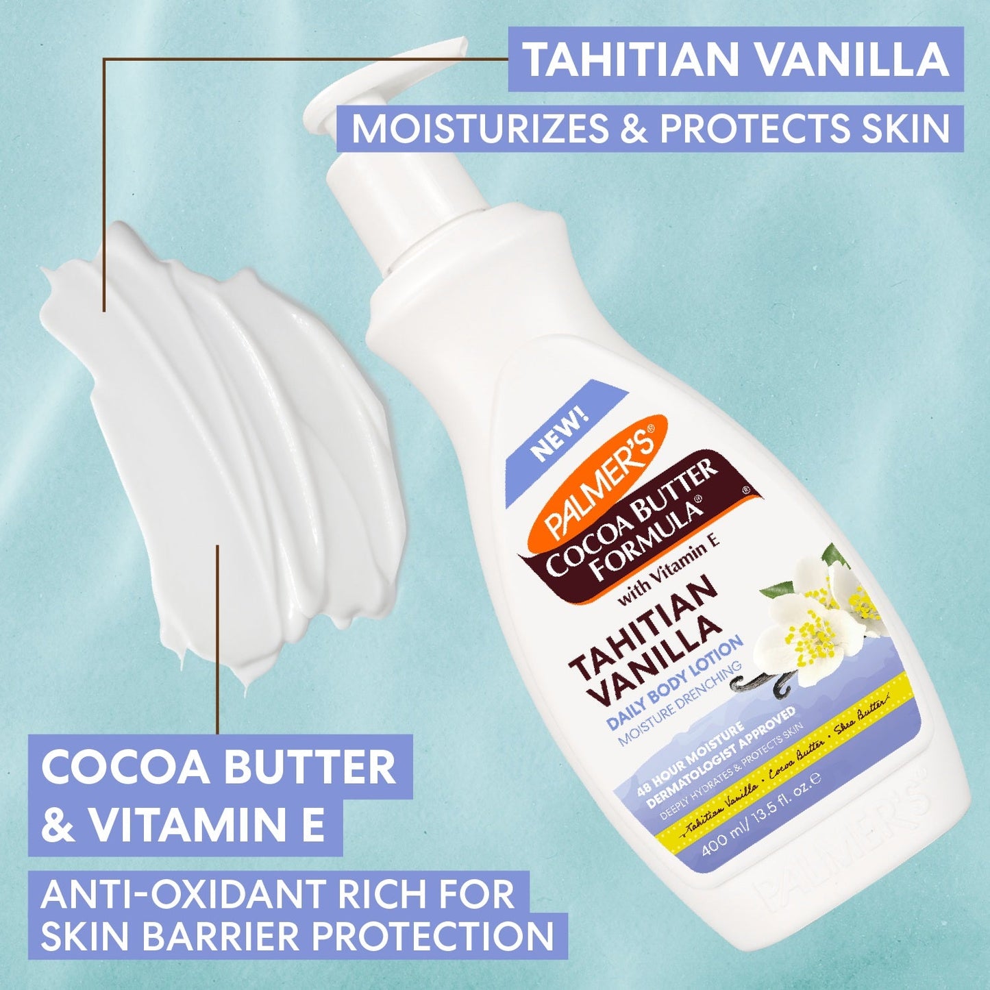 Palmer’s Lotion Corporelle Hydratante à la Vanille de Tahiti 250ml