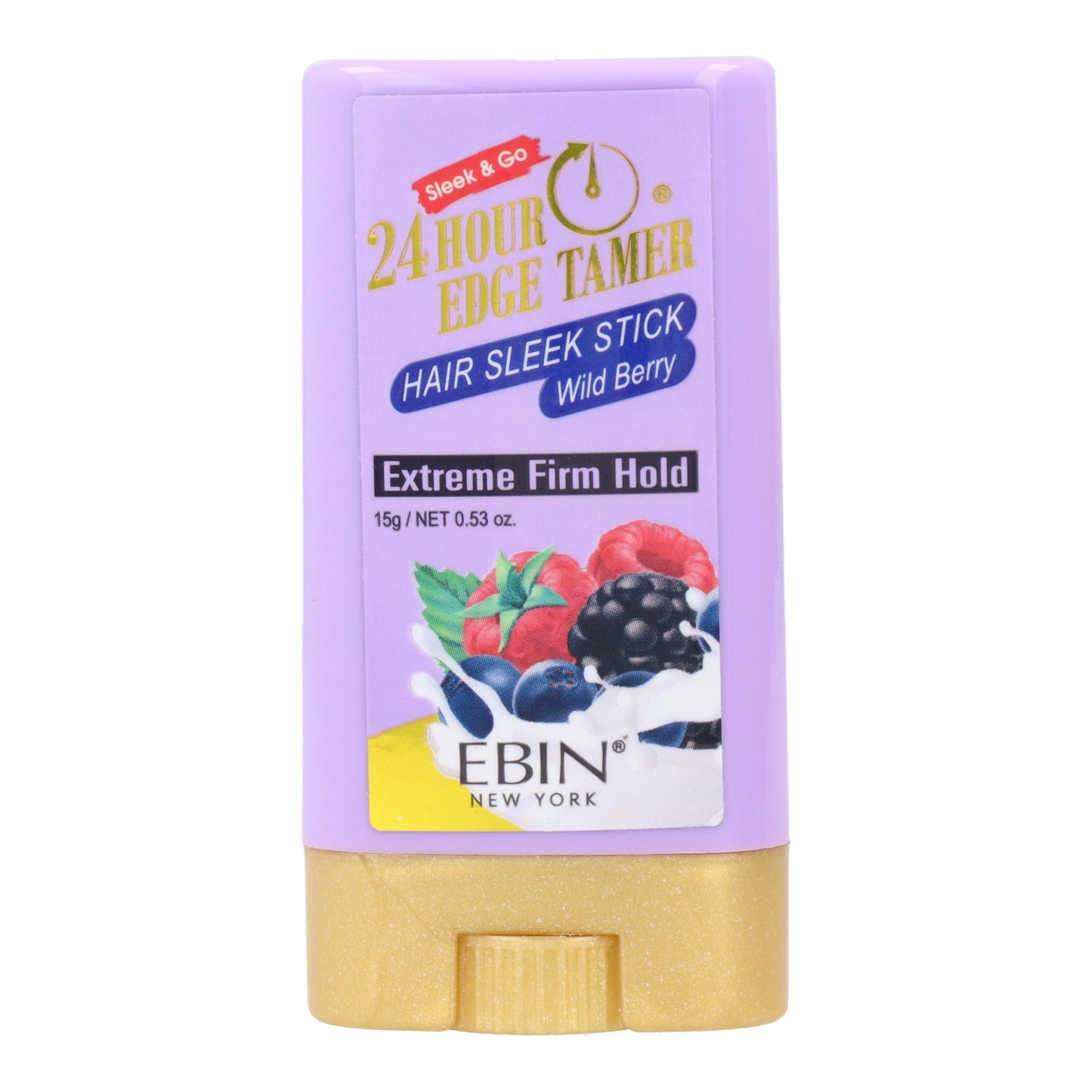 Ebin New York 24hr Edge Sleek Wild Berry Wax 15g