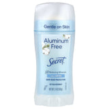 Secret, Déodorant Anti-transpirant sans Aluminum