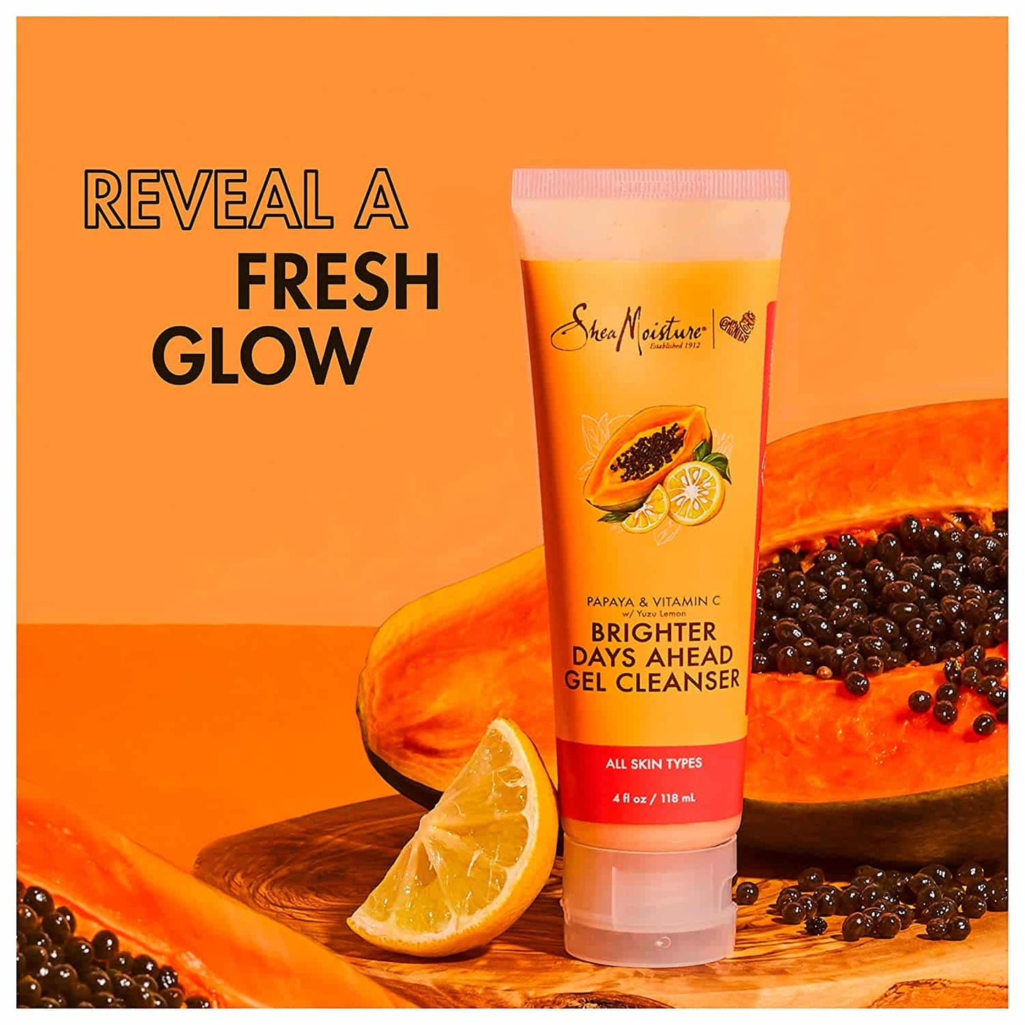 SheaMoisture Papaya and Vitamin C Gel Nettoyant Visage