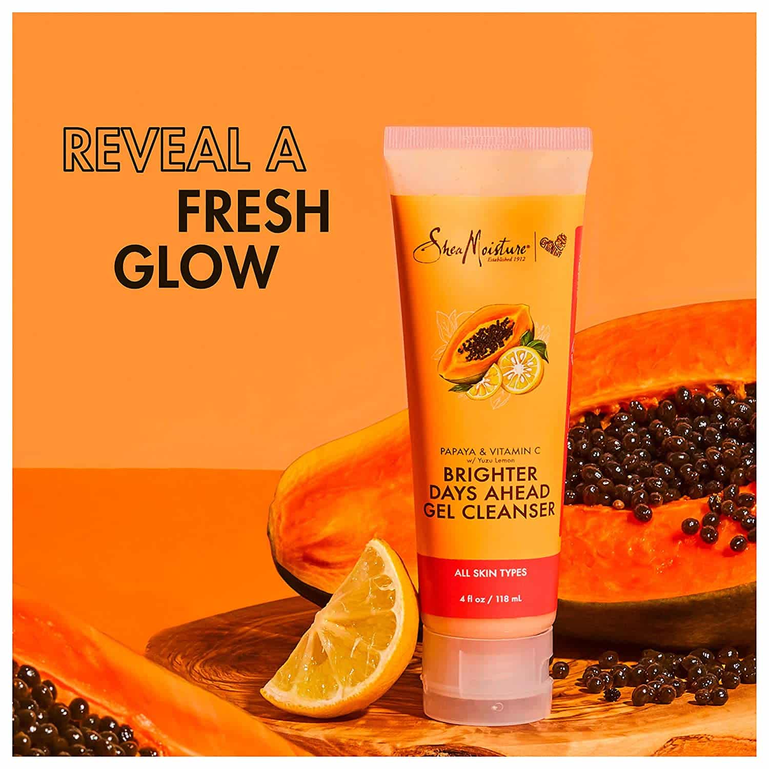 SheaMoisture Papaya and Vitamin C Gel Nettoyant Visage