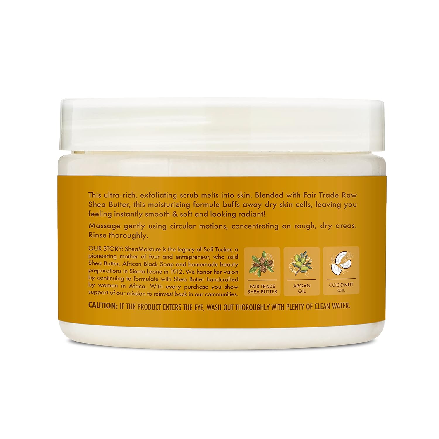 SheaMoisture Gommage Corps Raw Shea Butter Body Scrub