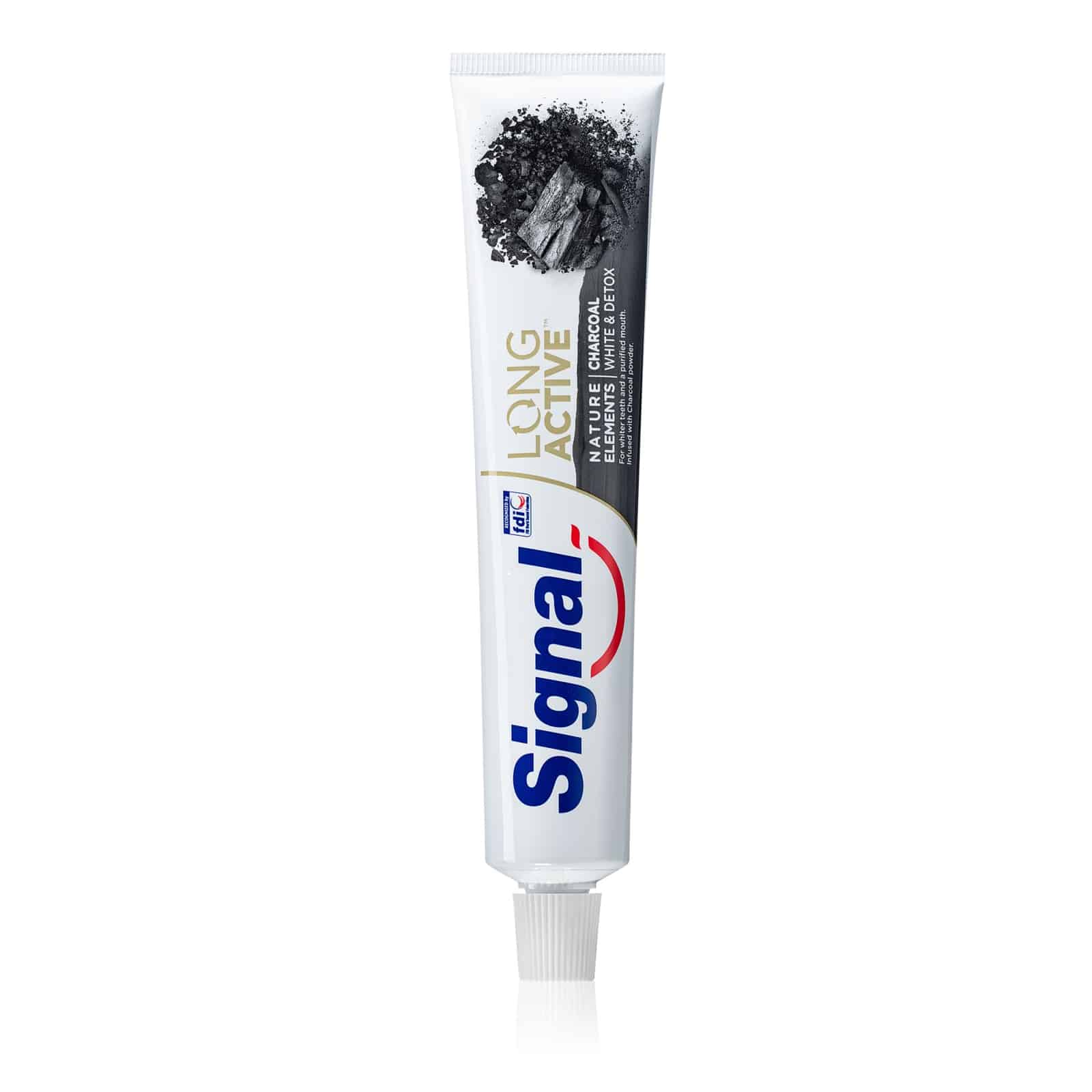 Signal Integral 8 Nature Elements Charbon Blancheur & Detox – Dentifrice | BintaBeauty