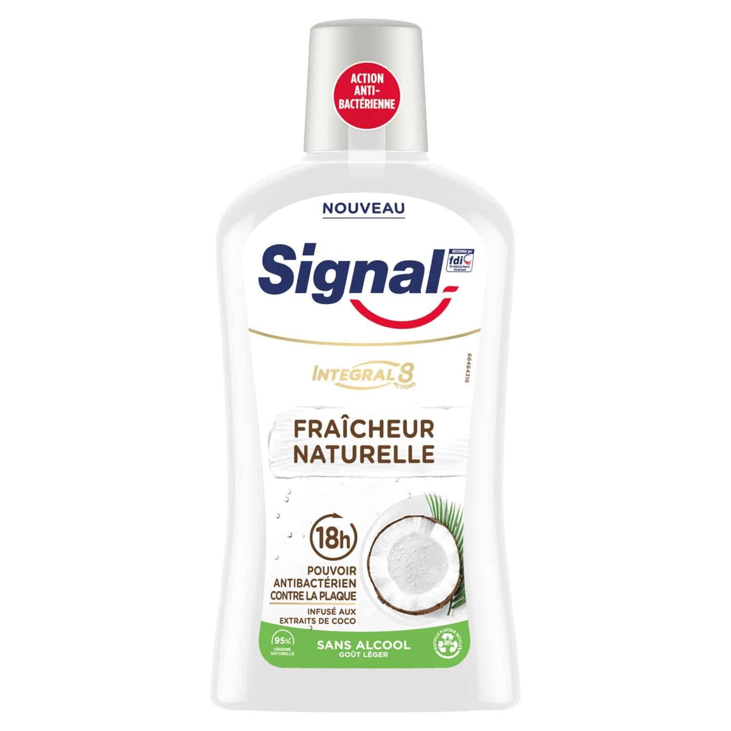 SIGNAL Integral 8 Bain de Bouche Fraîcheur Naturelle Coco