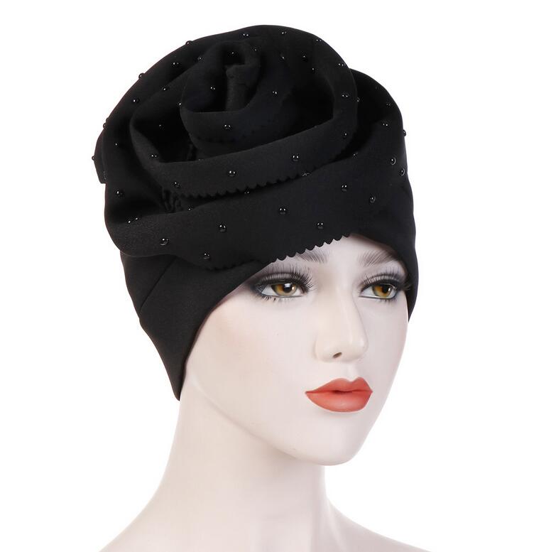 Bonnet Chapeau perles douces en Fleur Chic