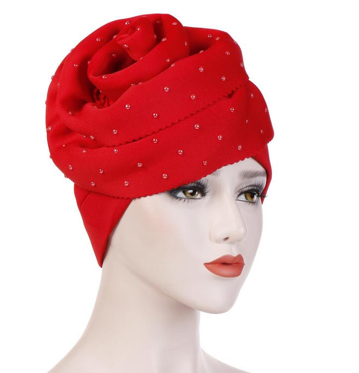 Bonnet Chapeau perles douces en Fleur Chic
