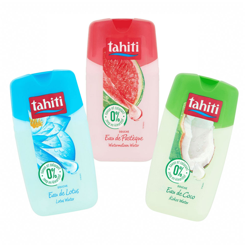 TAHITI Trio Gel Douche Pastèque, Coco, Lotus