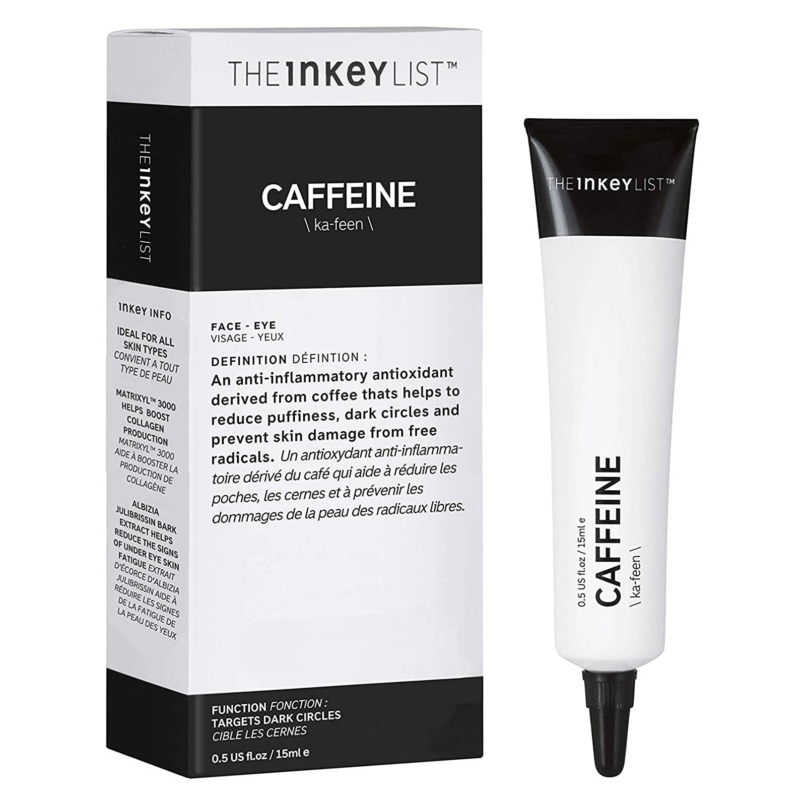 The Inkey List Caffeine Crème Pour Les Yeux À La Caféine