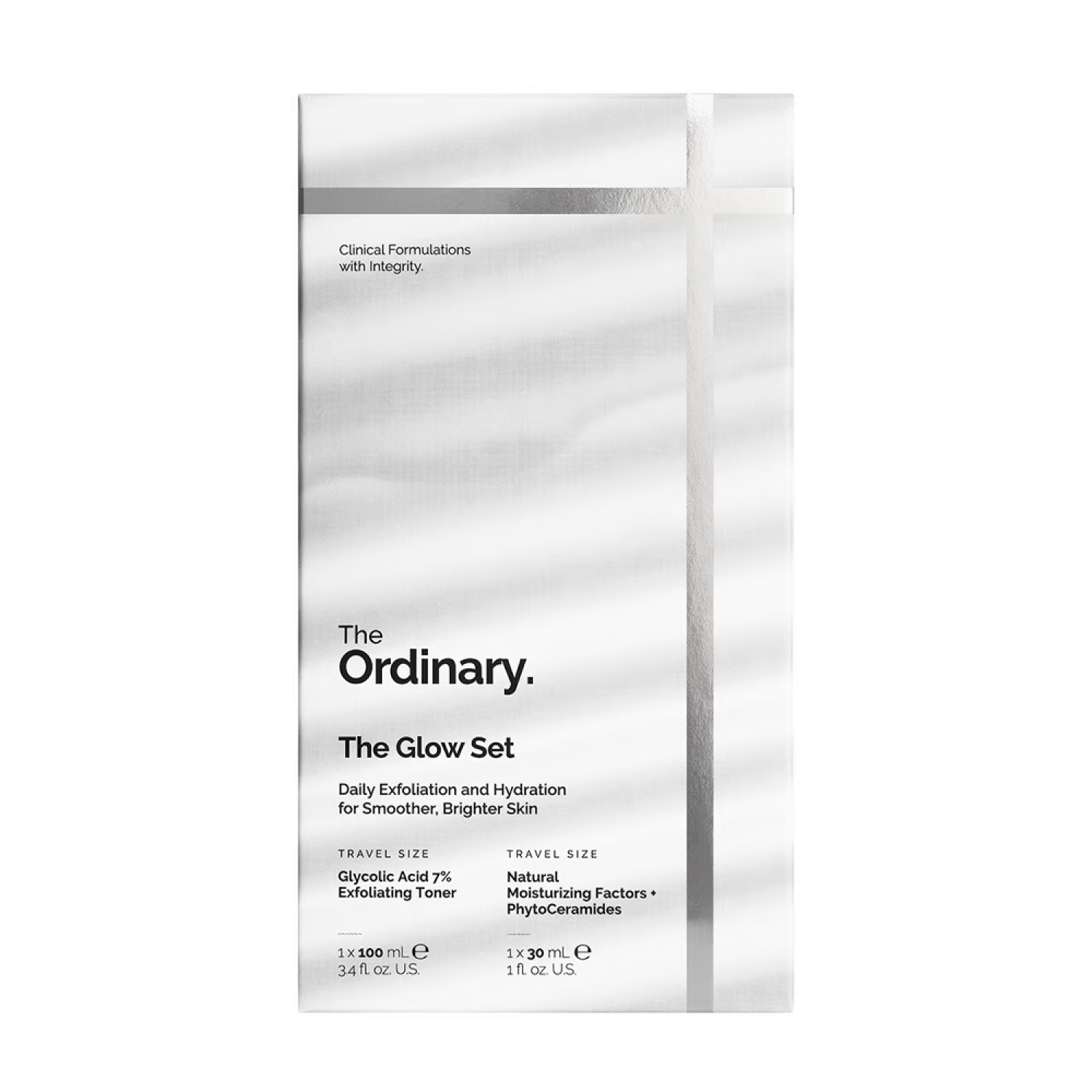 The Ordinary Glow Duo Éclat – Coffret Toner + Crème Hydratante