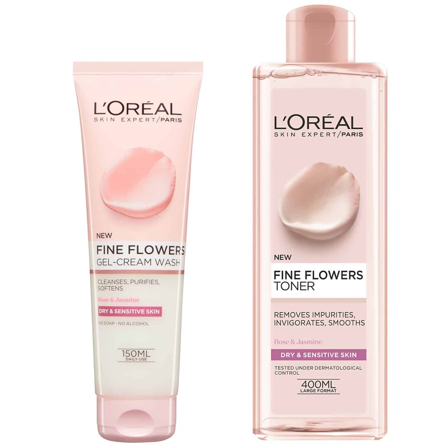 L'oréal Paris Fleurs Rares - Gel nettoyant & lotion tonique