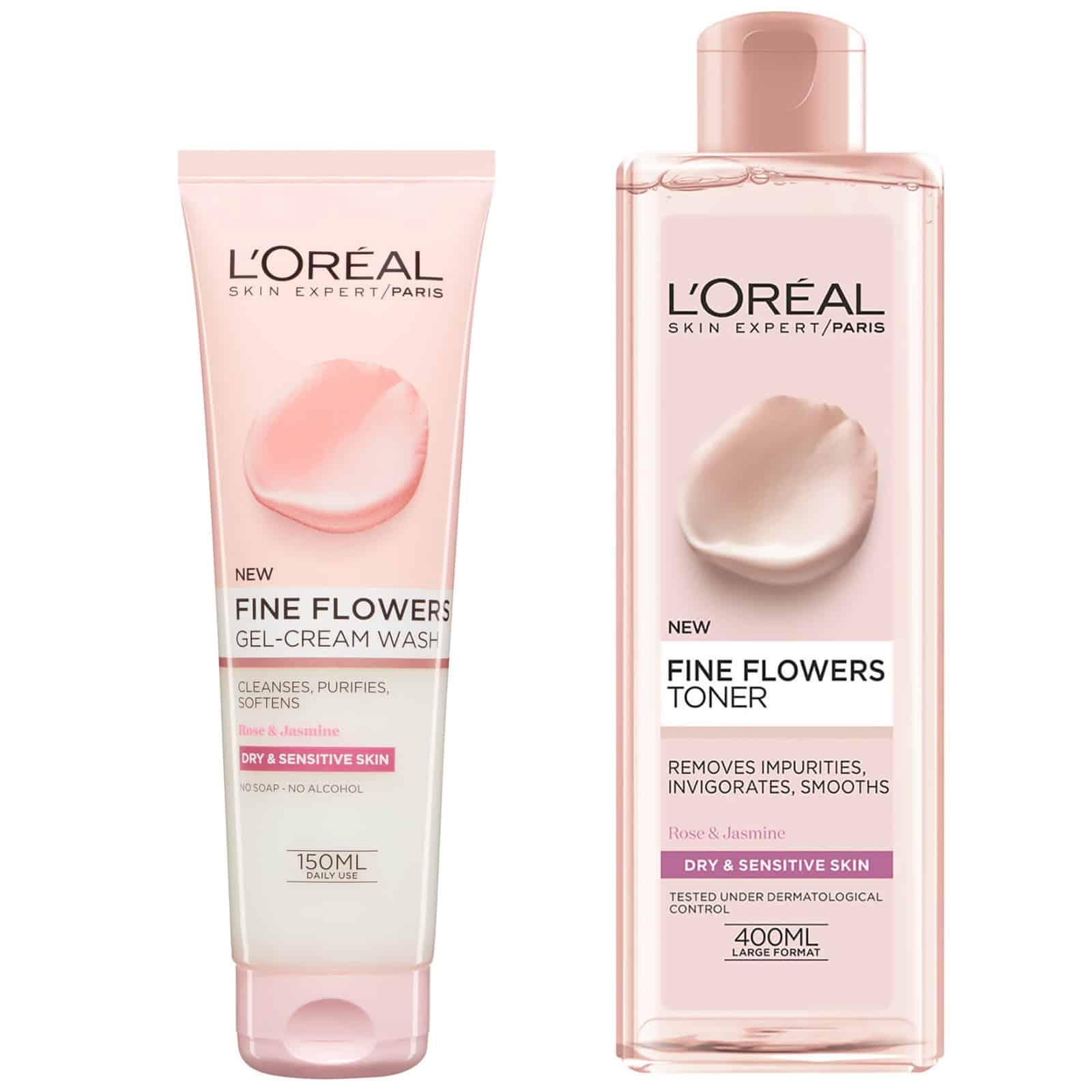 L'oréal Paris Fleurs Rares - Gel nettoyant & lotion tonique