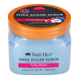 Tree Hut Exotic Bloom Shea Sugar Scrub 510g - Gommage Corps Floral, Huile de  Lavande