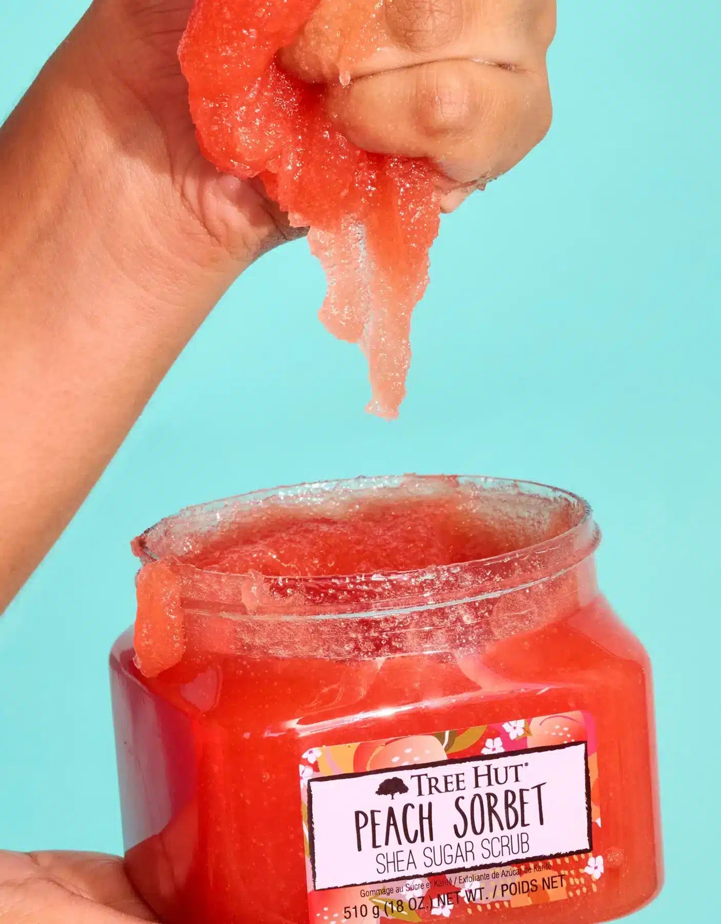 Tree Hut Peach Sorbet Shea Sugar Scrub - Gommage Corps