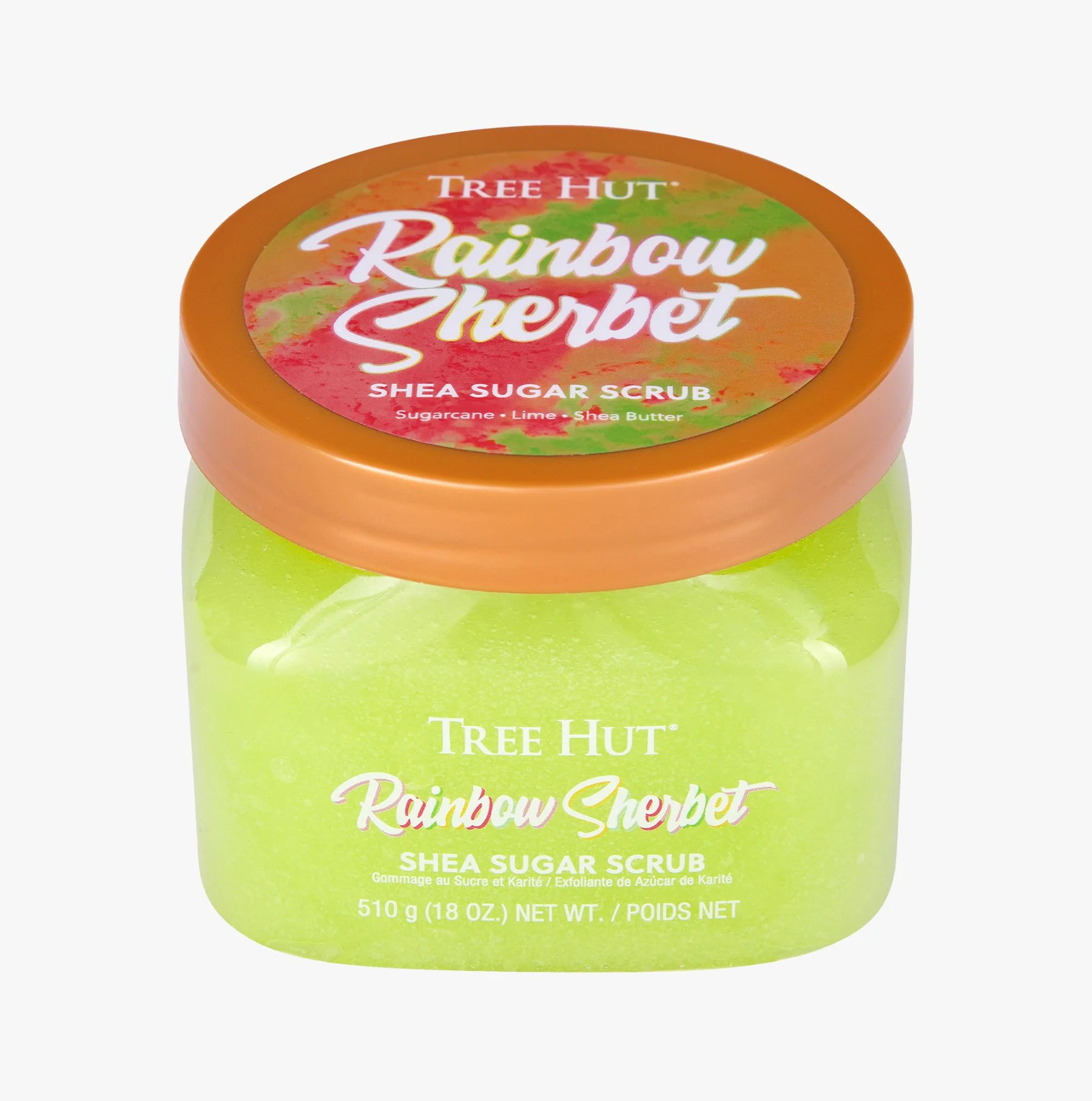 Tree Hut Rainbow Sherbet Shea Sugar Scrub – Gommage Corps | BintaBeauty