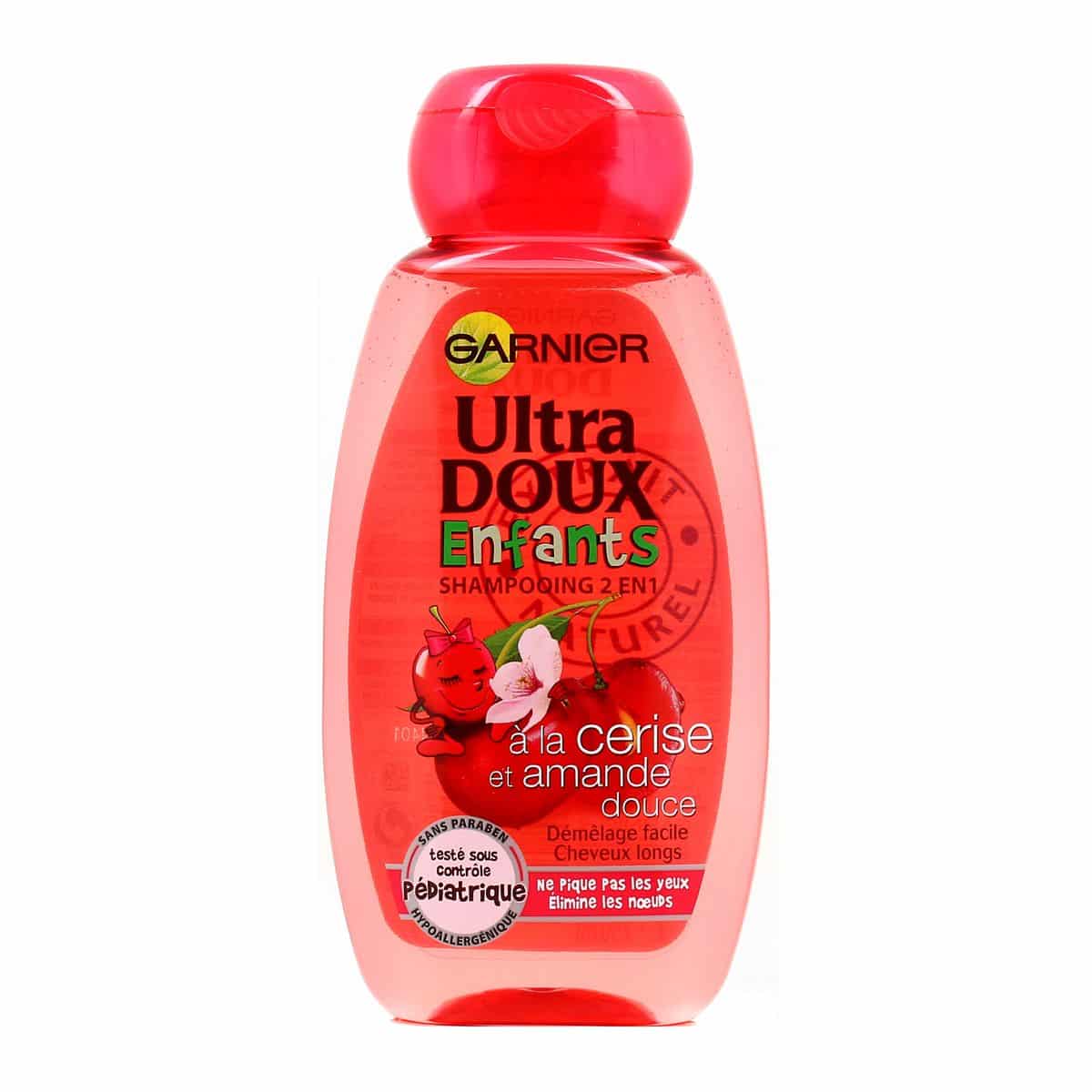 Garnier Ultra DOUX Shampooing 2 en 1 a l'extrait de cerise