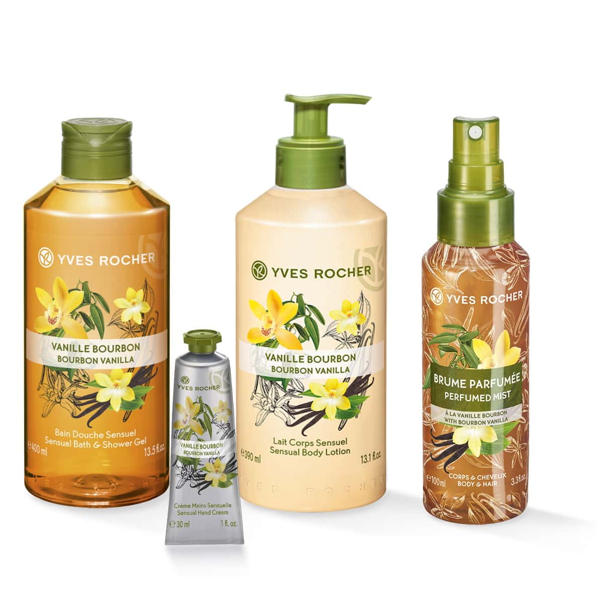 Yves Rocher Gamme Vanille Bourbon - 4 Produits