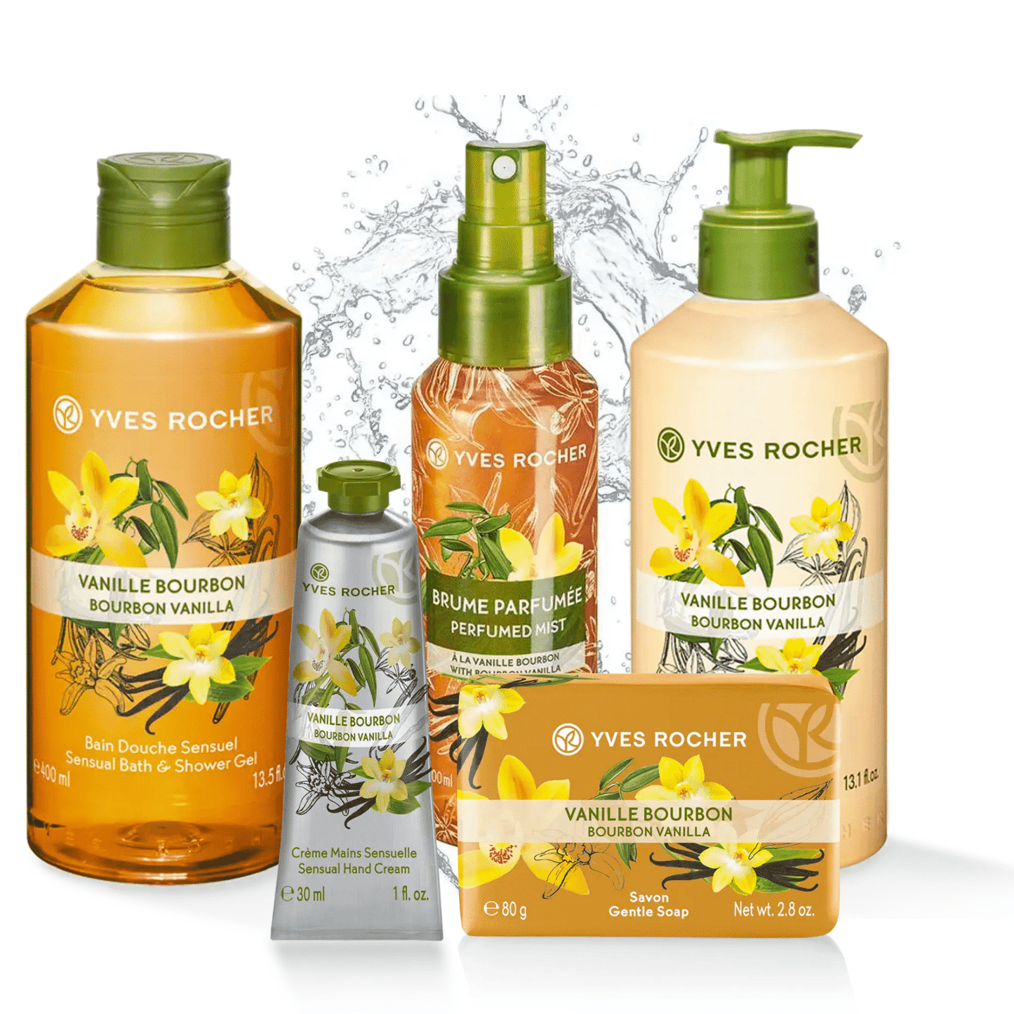 Yves Rocher Gamme Vanille Bourbon - 5 Produits