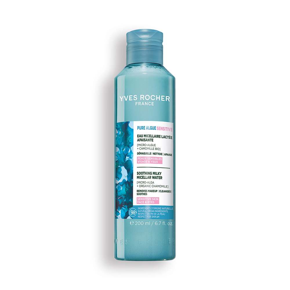 Yves Rocher Eau Micellaire Lactée Apaisante - Démaquillant Douceur Peaux Sensibles | BintaBeauty