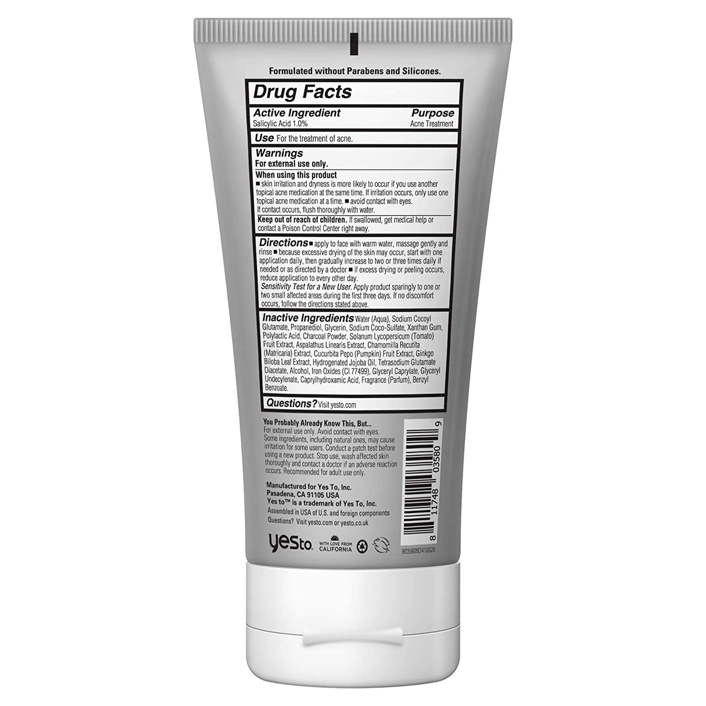 Yes to tomatoes Detoxifying daily cleanser - Gel Nettoyant Detoxifiant