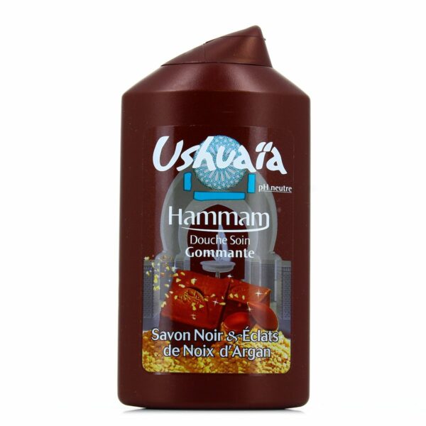 Ushuaïa Douche soin Gommante Hammam Savon noir & Noix d'Argan