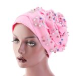 Bonnet Chapeau Perlé en Fleur Chic