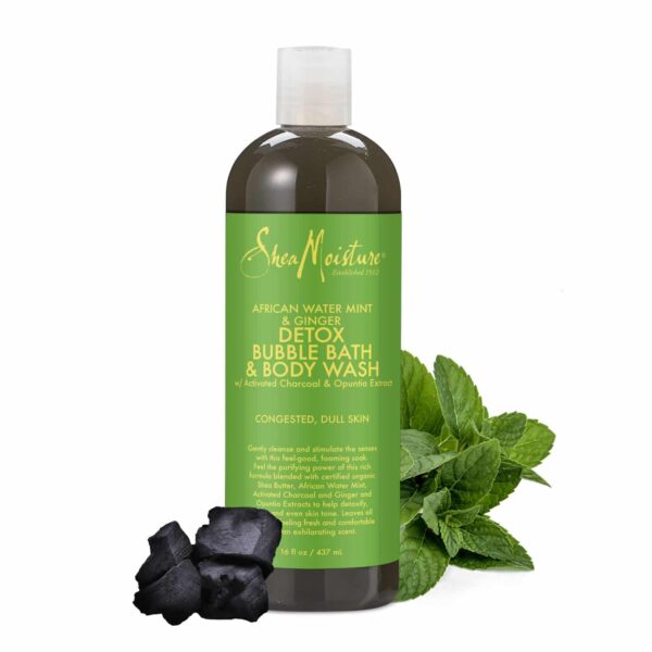 Gel Douche African Water Mint Bubble Bath Body Wash SheaMoisture