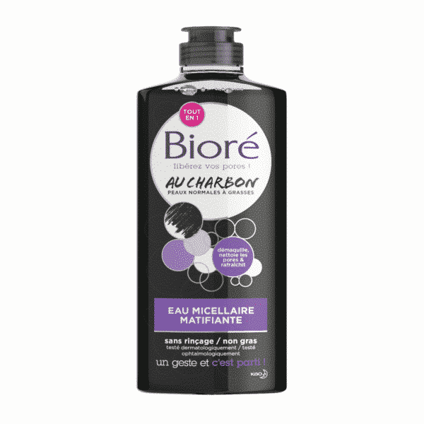 Eau Micellaire Matifiante Au Charbon - Bioré